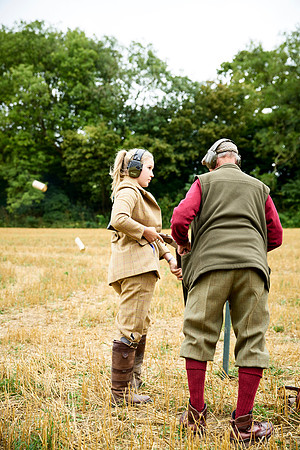 Goodwood Estate partridge shoot