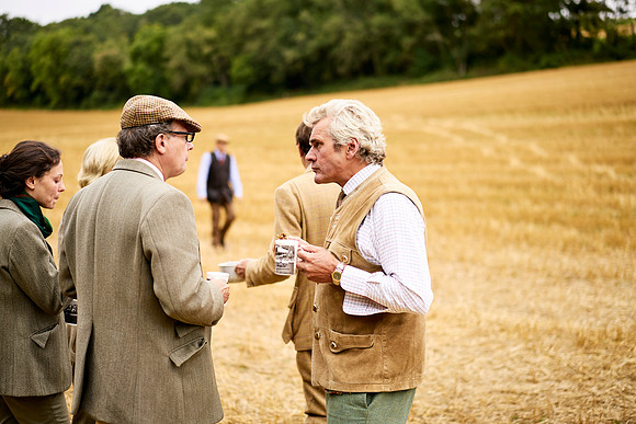 Goodwood Estate partridge shoot