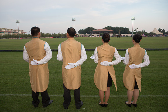 Polo Match at Ghantoot Polo Club - St. Regis vs ADCB for the Pink Polo Day charity