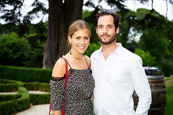 Nicki Shields and Mark Sainthill at The Hedsor House Summer Part