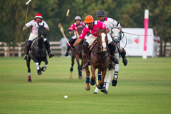 Polo Match at Ghantoot Polo Club - St. Regis vs ADCB for the Pink Polo Day charity