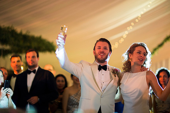 Caroline & Luciano Tattoni wedding