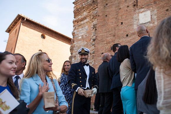Caroline & Luciano Tattoni wedding