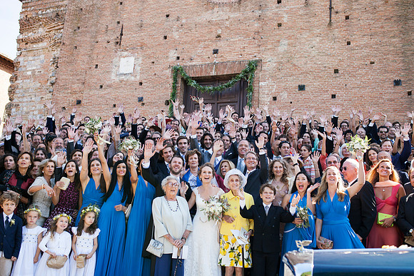Caroline & Luciano Tattoni wedding