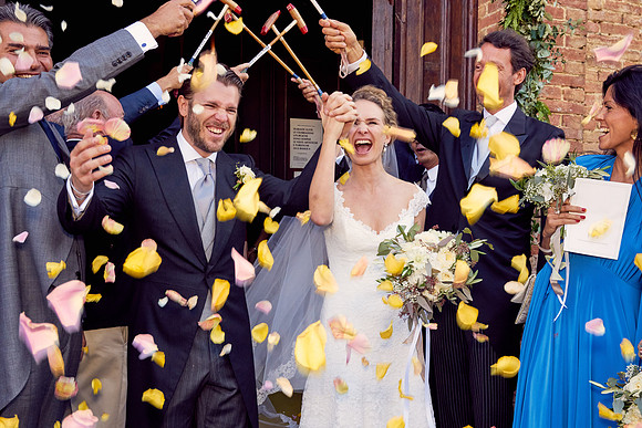 Caroline & Luciano Tattoni wedding
