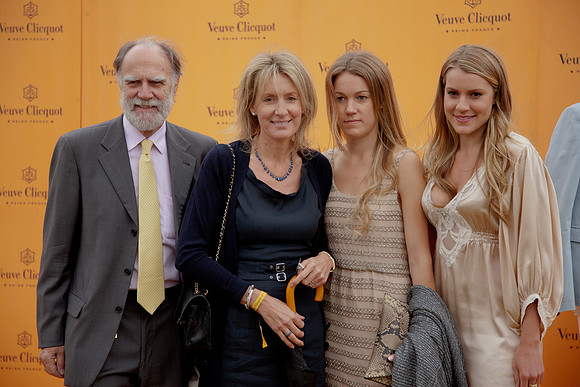 Lord and Lady Cowdray with daughters - Veuve Clicquot Gold Cup Polo 2011
