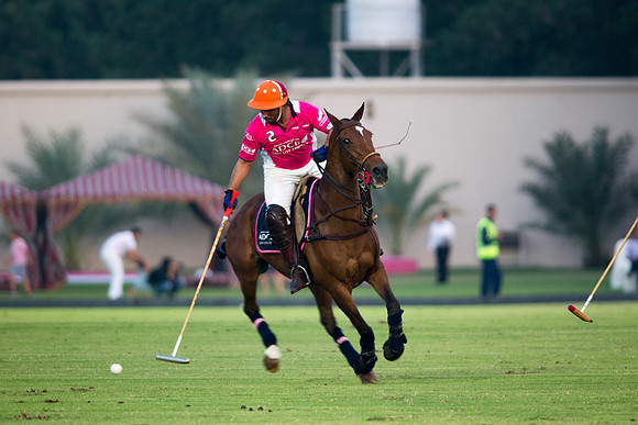 Polo Match at Ghantoot Polo Club - St. Regis vs ADCB for the Pink Polo Day charity