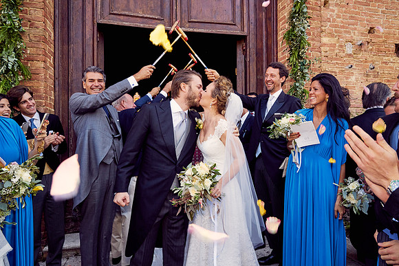 Caroline & Luciano Tattoni wedding