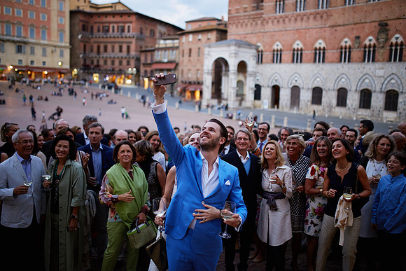 Caroline & Luciano Tattoni wedding