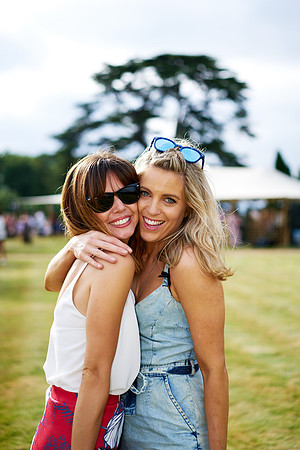 Elspeth Pierce and Olivia Cox at The Hedsor House Summer Party,