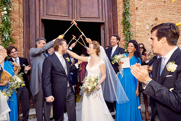 Caroline & Luciano Tattoni wedding