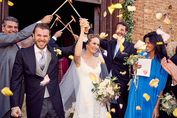 Caroline & Luciano Tattoni wedding