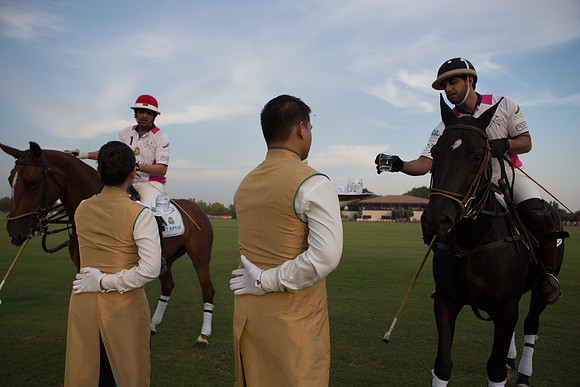 Polo Match at Ghantoot Polo Club - St. Regis vs ADCB for the Pink Polo Day charity