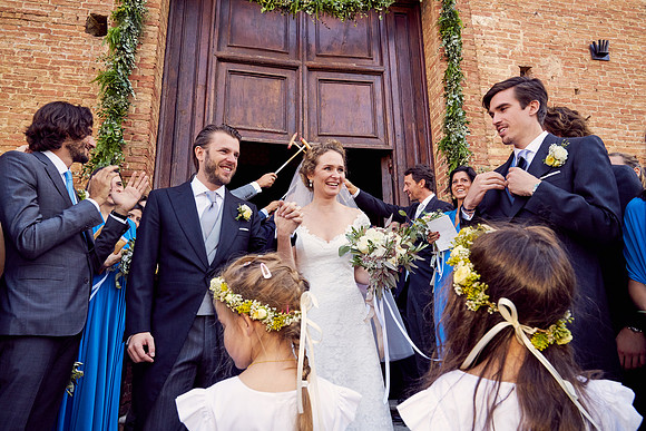 Caroline & Luciano Tattoni wedding