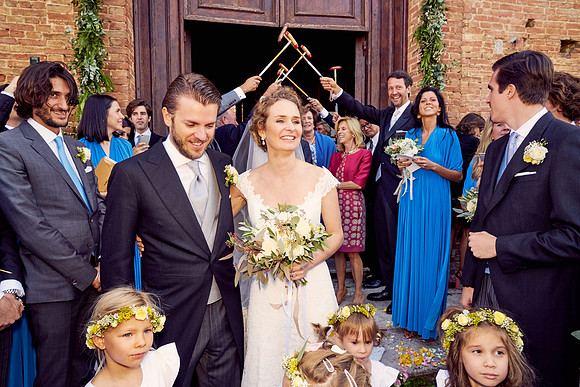Caroline & Luciano Tattoni wedding