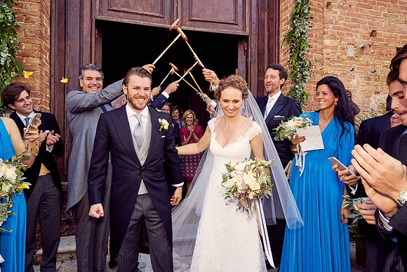 Caroline & Luciano Tattoni wedding