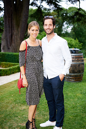 Nicki Shields and Mark Sainthill at The Hedsor House Summer Part