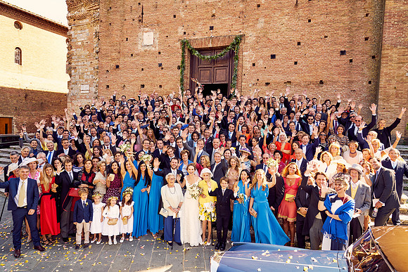 Caroline & Luciano Tattoni wedding
