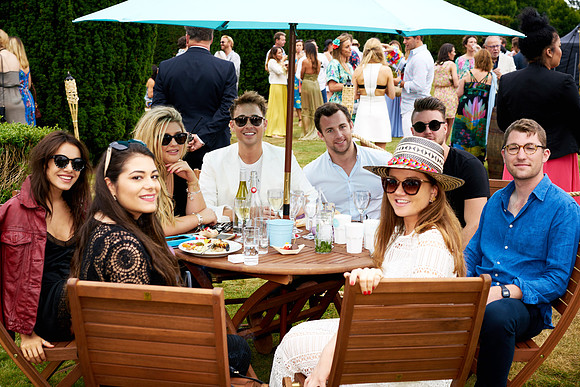 Guests at The Hedsor House Summer Party, Hedsor House, Taplow, B