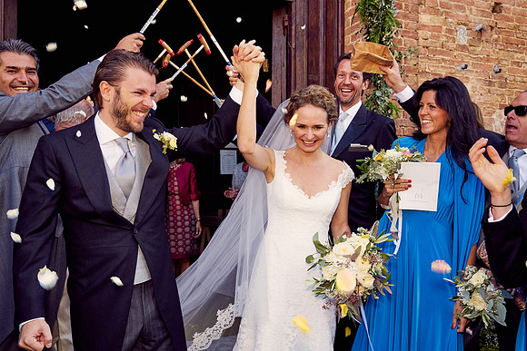 Caroline & Luciano Tattoni wedding