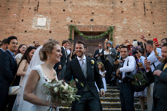 Caroline & Luciano Tattoni wedding