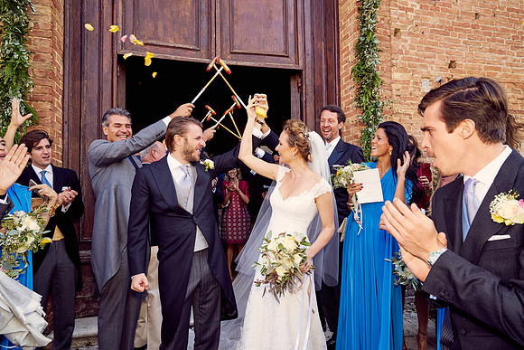 Caroline & Luciano Tattoni wedding