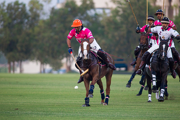 Polo Match at Ghantoot Polo Club - St. Regis vs ADCB for the Pink Polo Day charity