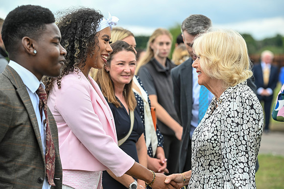 CI King Charles and Queen Camilla at the National Stud 022