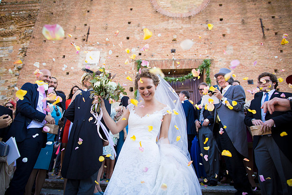 Caroline & Luciano Tattoni wedding