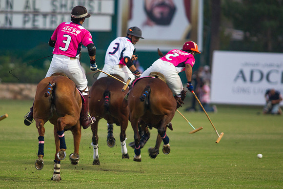 Polo Match at Ghantoot Polo Club - St. Regis vs ADCB for the Pink Polo Day charity