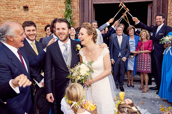 Caroline & Luciano Tattoni wedding