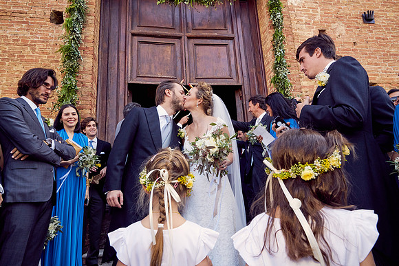 Caroline & Luciano Tattoni wedding