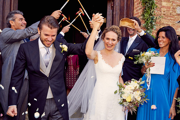 Caroline & Luciano Tattoni wedding