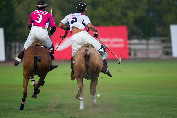 Polo Match at Ghantoot Polo Club - St. Regis vs ADCB for the Pink Polo Day charity