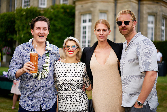 Hamish Shephard, Pips Taylor, Barbora Bediova at The Hedsor Hous
