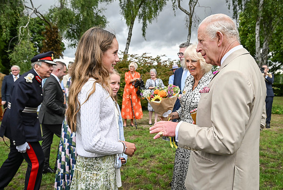 CI King Charles and Queen Camilla at the National Stud 089