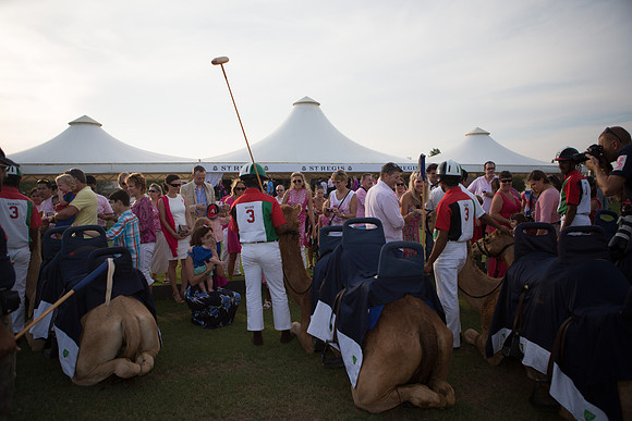 Polo Match at Ghantoot Polo Club - St. Regis vs ADCB for the Pink Polo Day charity
