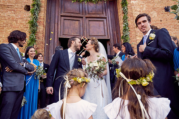 Caroline & Luciano Tattoni wedding
