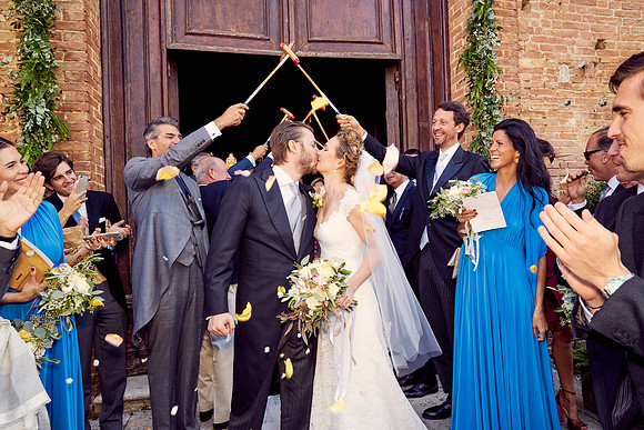 Caroline & Luciano Tattoni wedding