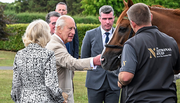 CI King Charles and Queen Camilla at the National Stud 045