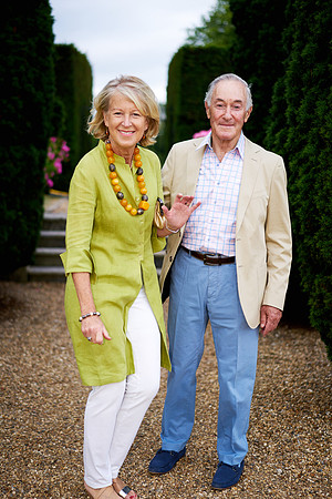 Janey and Alexander Shephard at The Hedsor House Summer Party, H