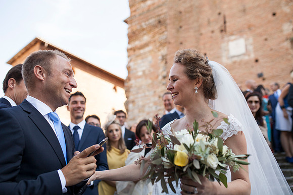 Caroline & Luciano Tattoni wedding