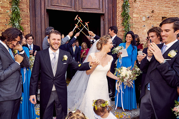 Caroline & Luciano Tattoni wedding