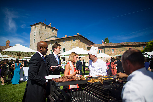 Caroline & Luciano Tattoni wedding