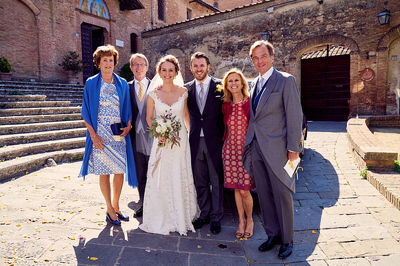 Caroline & Luciano Tattoni wedding
